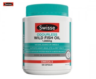 【1件包邮】Swisse 斯维诗 无腥味野生深海鱼油1,500mg 400粒